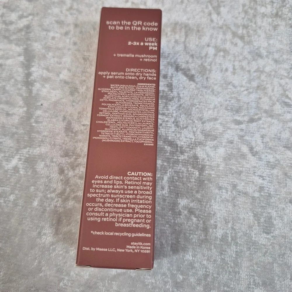 ITK Gentle Retinol Serum Helps‎ Blemish Marks + Improves Texture 1 FL OZ